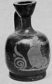 LEKYTHOS, SQUAT (ATHENIAN, RED-FIGURE)