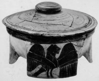 PYXIS (CORINTHIAN, BLACK-FIGURE)