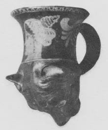 FIGURE VASE (SOUTH ITALIAN, APULIAN, RED-FIGURE)