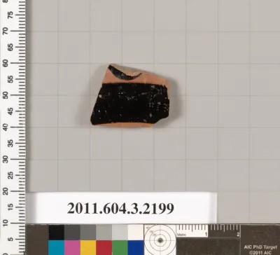 Terracotta fragment of a kylix (drinking cup)