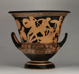 KRATER, CALYX, FRAGMENTS (ATHENIAN, RED-FIGURE)