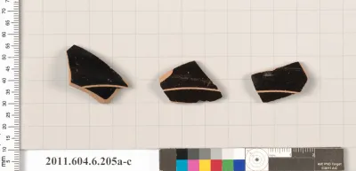 Terracotta fragments of open shapes