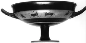 CUP, LITTLE MASTER BAND (ATHENIAN, BLACK-FIGURE)