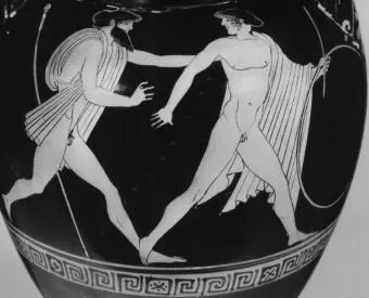 AMPHORA, NECK (ATHENIAN, RED-FIGURE)