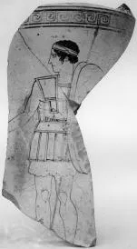 LEKYTHOS, FRAGMENT (ATHENIAN, RED-FIGURE)