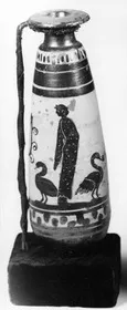 ALABASTRON (ATHENIAN, BLACK-FIGURE)