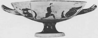 CUP A (ATHENIAN, BLACK-FIGURE)