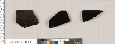 Terracotta rim fragments of stemless kylikes (drinking cups)?