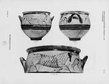 KRATER, BELL (CYPRIOT, MYCENAEAN STYLE, OUTLINE)