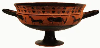 CUP, SIANA (ATHENIAN, BLACK-FIGURE)