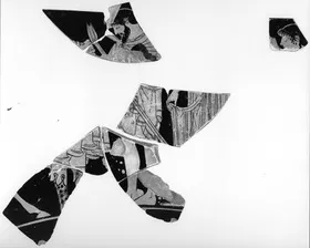 SKYPHOS, FRAGMENTS (ATHENIAN, RED-FIGURE)