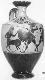 LEKYTHOS (ATHENIAN, BLACK-FIGURE)
