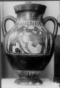 AMPHORA, BELLY, TYPE B (ATHENIAN, BLACK-FIGURE)