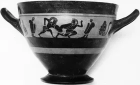 SKYPHOS (ATHENIAN, BLACK-FIGURE)