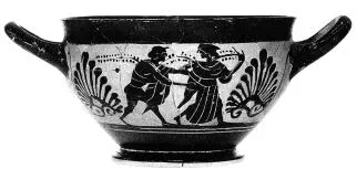 SKYPHOS (ATHENIAN, BLACK-FIGURE)