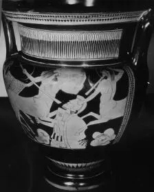 KRATER, COLUMN (ATHENIAN, RED-FIGURE)