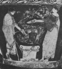 KRATER, CALYX (ATHENIAN, RED-FIGURE)