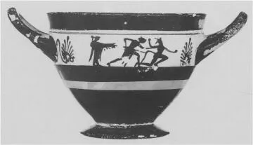 SKYPHOS (ATHENIAN, BLACK-FIGURE)