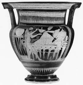 KRATER, COLUMN (ATHENIAN, RED-FIGURE)
