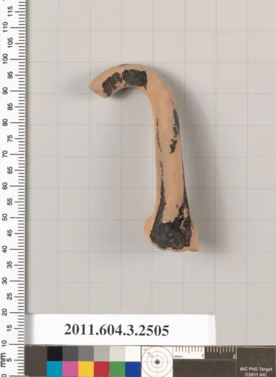 Terracotta fragment of a kylix (drinking cup)