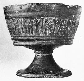 CHALICE (ETRUSCAN, BUCCHERO)