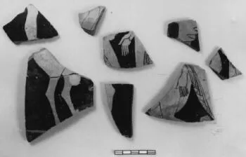 KRATER, COLUMN, FRAGMENTS (ATHENIAN, RED-FIGURE)