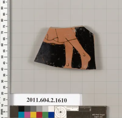 Terracotta fragment of a skyphos (deep drinking cup)