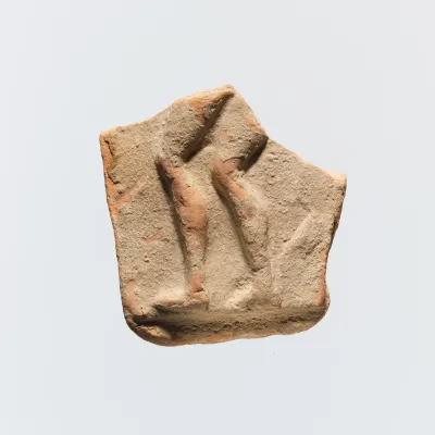 Fragment of a terracotta plaque