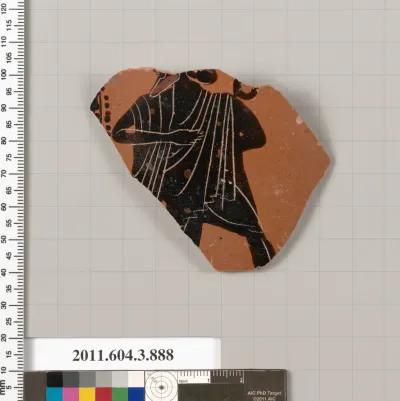 Terracotta fragment of a lekythos (oil flask)