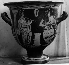 KRATER, BELL (ATHENIAN, RED-FIGURE)