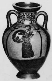 PSEUDO-PANATHENAIC AMPHORA (ATHENIAN, BLACK-FIGURE)