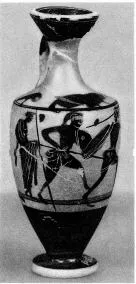 LEKYTHOS (ATHENIAN, BLACK-FIGURE)