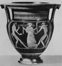 KRATER, COLUMN (ATHENIAN, RED-FIGURE)