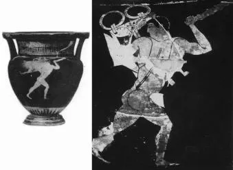 KRATER, COLUMN (ATHENIAN, RED-FIGURE)