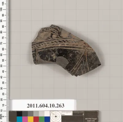 Terracotta fragment of an open shape