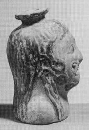 FIGURE VASE, ALABASTRON (EAST GREEK)