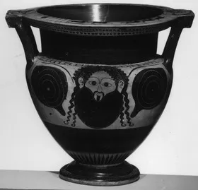 KRATER, COLUMN (ATHENIAN, BLACK-FIGURE)
