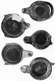 LAMP (ATHENIAN, BLACK GLAZE)