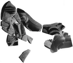 STAMNOS, FRAGMENT (ATHENIAN, RED-FIGURE)