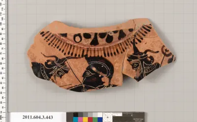 Terracotta fragment of a neck-amphora (jar)