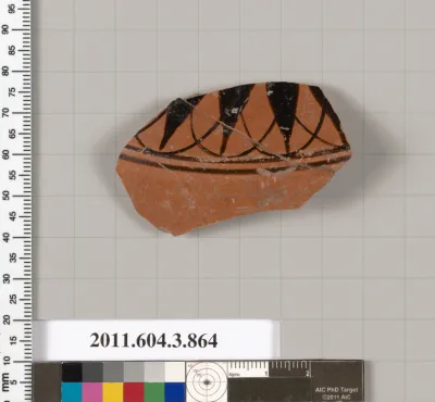 Terracotta fragment of a lekythos (oil flask)