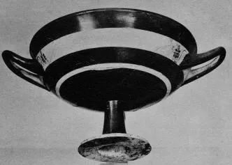 CUP, LITTLE MASTER BAND (ATHENIAN, BLACK-FIGURE)