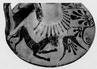 LEKYTHOS (ETRUSCAN, BLACK-FIGURE)
