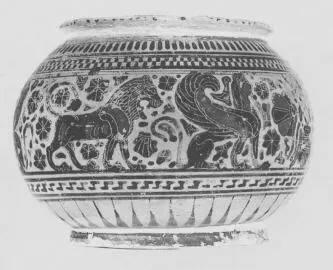 PYXIS (CORINTHIAN, BLACK-FIGURE)