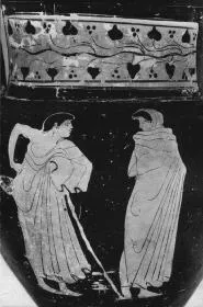 KRATER, COLUMN (ATHENIAN, RED-FIGURE)