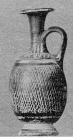 LEKYTHOS, SQUAT (SOUTH ITALIAN, GNATHIAN, BLACK GLAZE)