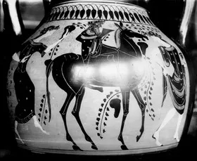 AMPHORA, BELLY, TYPE B (ATHENIAN, BLACK-FIGURE)