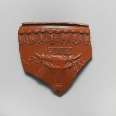 Terracotta vase fragment