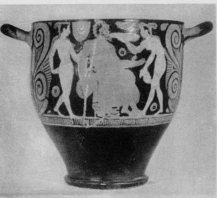 SKYPHOS (ETRUSCAN, RED-FIGURE)