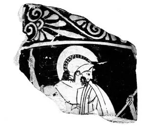 LOUTROPHOROS, FRAGMENT (ATHENIAN, RED-FIGURE)